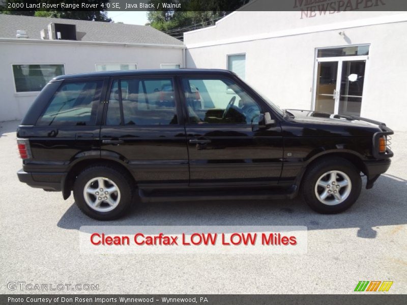 Java Black / Walnut 2000 Land Rover Range Rover 4.0 SE