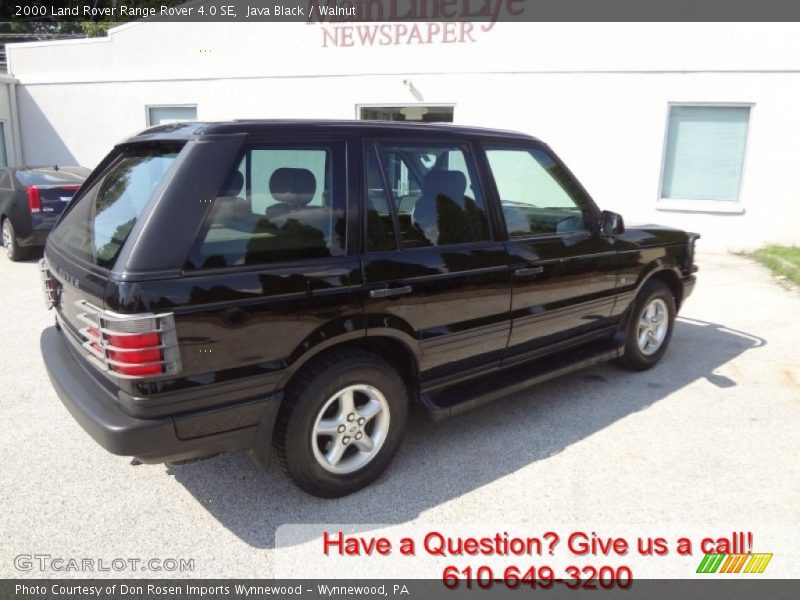Java Black / Walnut 2000 Land Rover Range Rover 4.0 SE