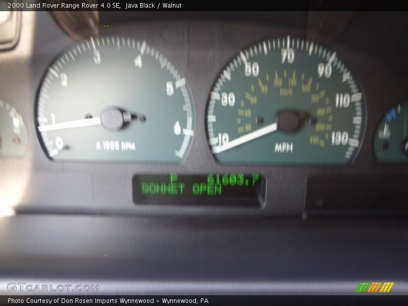 Java Black / Walnut 2000 Land Rover Range Rover 4.0 SE