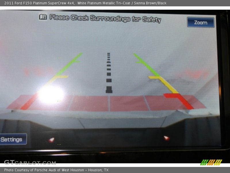 White Platinum Metallic Tri-Coat / Sienna Brown/Black 2011 Ford F150 Platinum SuperCrew 4x4