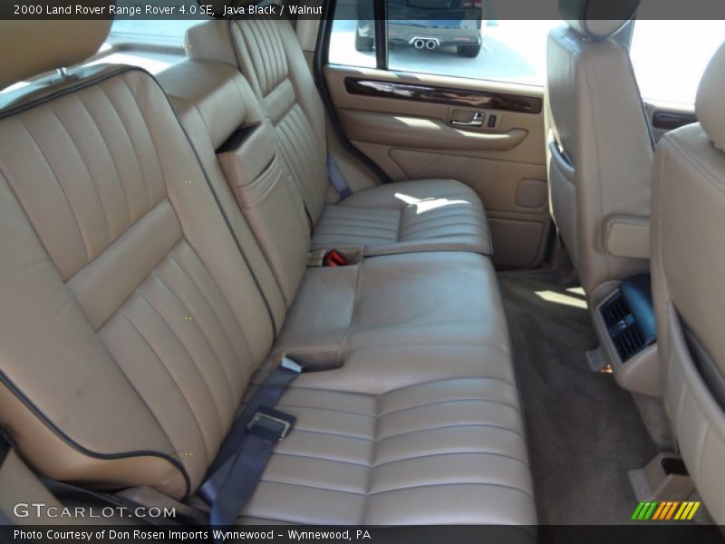 Rear Seat of 2000 Range Rover 4.0 SE