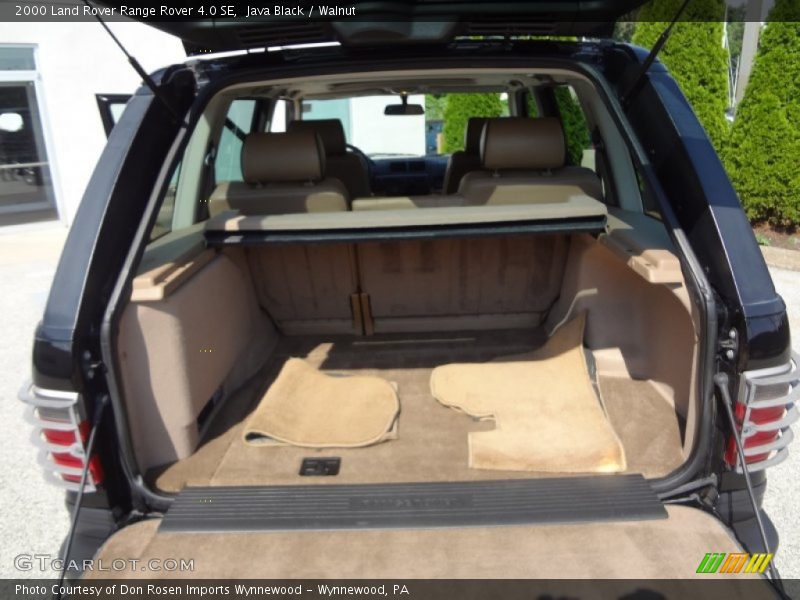  2000 Range Rover 4.0 SE Trunk