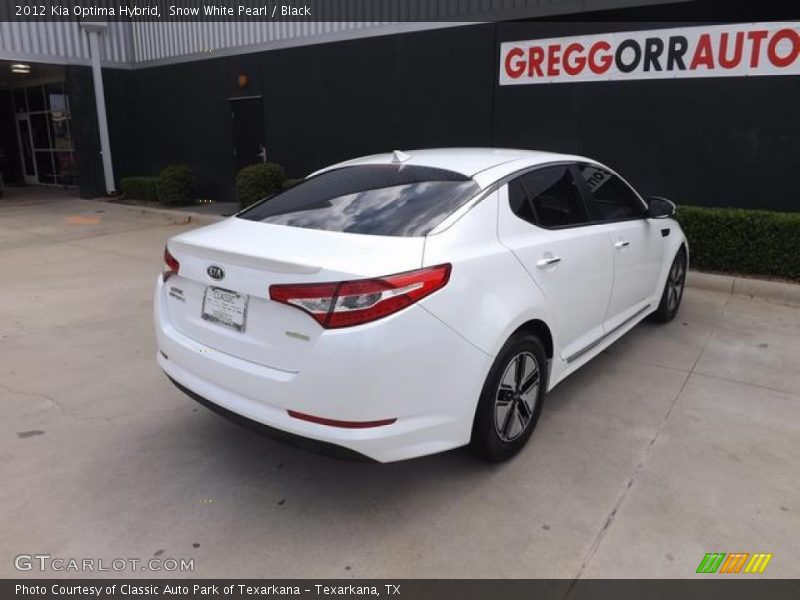 Snow White Pearl / Black 2012 Kia Optima Hybrid