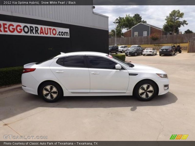 Snow White Pearl / Black 2012 Kia Optima Hybrid