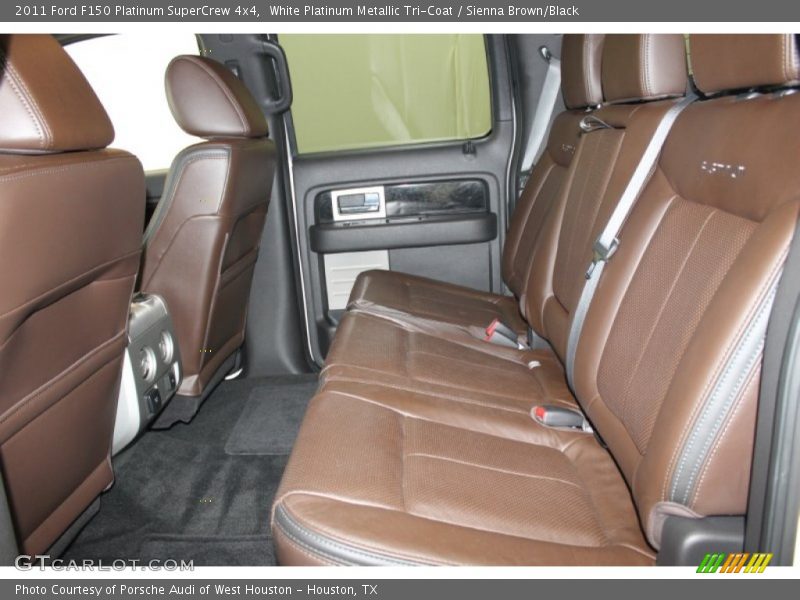 White Platinum Metallic Tri-Coat / Sienna Brown/Black 2011 Ford F150 Platinum SuperCrew 4x4