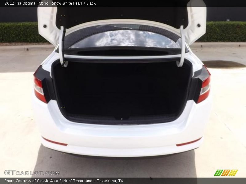 Snow White Pearl / Black 2012 Kia Optima Hybrid