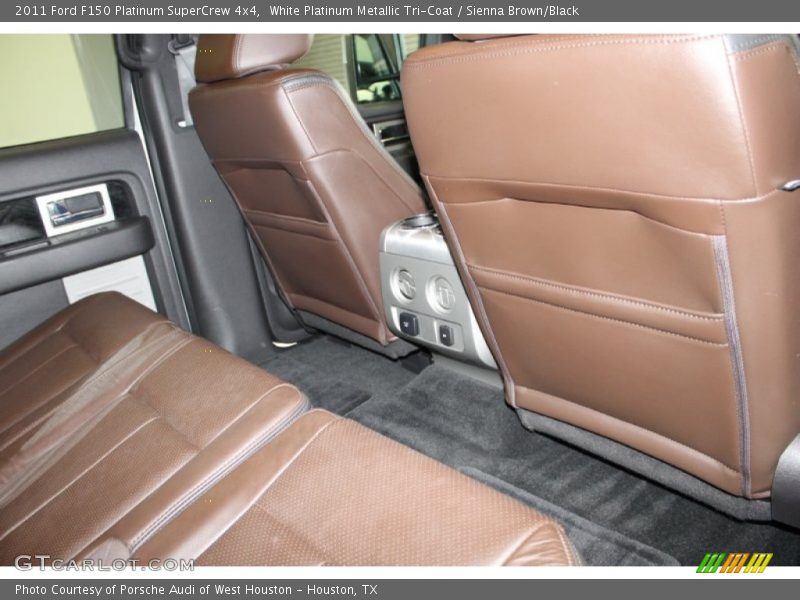 White Platinum Metallic Tri-Coat / Sienna Brown/Black 2011 Ford F150 Platinum SuperCrew 4x4