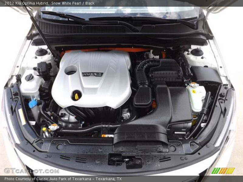 Snow White Pearl / Black 2012 Kia Optima Hybrid