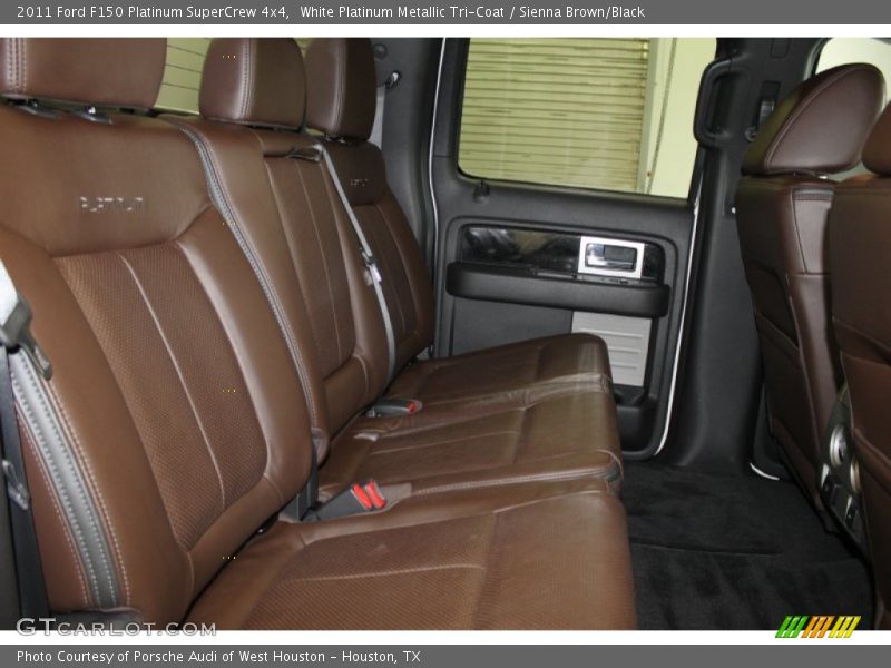 White Platinum Metallic Tri-Coat / Sienna Brown/Black 2011 Ford F150 Platinum SuperCrew 4x4