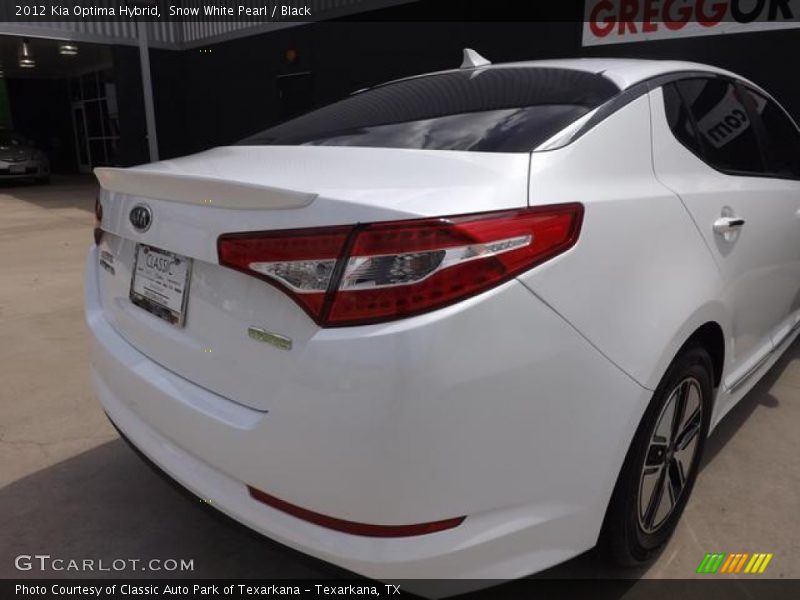 Snow White Pearl / Black 2012 Kia Optima Hybrid