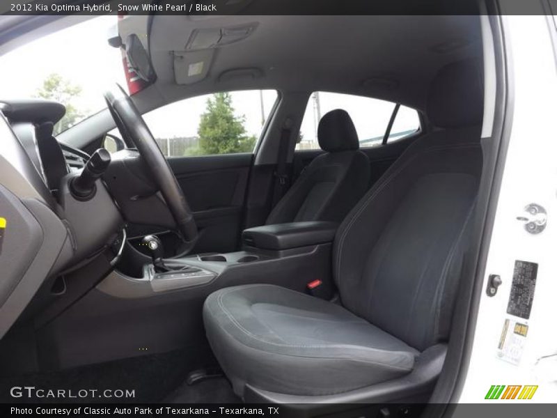 Snow White Pearl / Black 2012 Kia Optima Hybrid