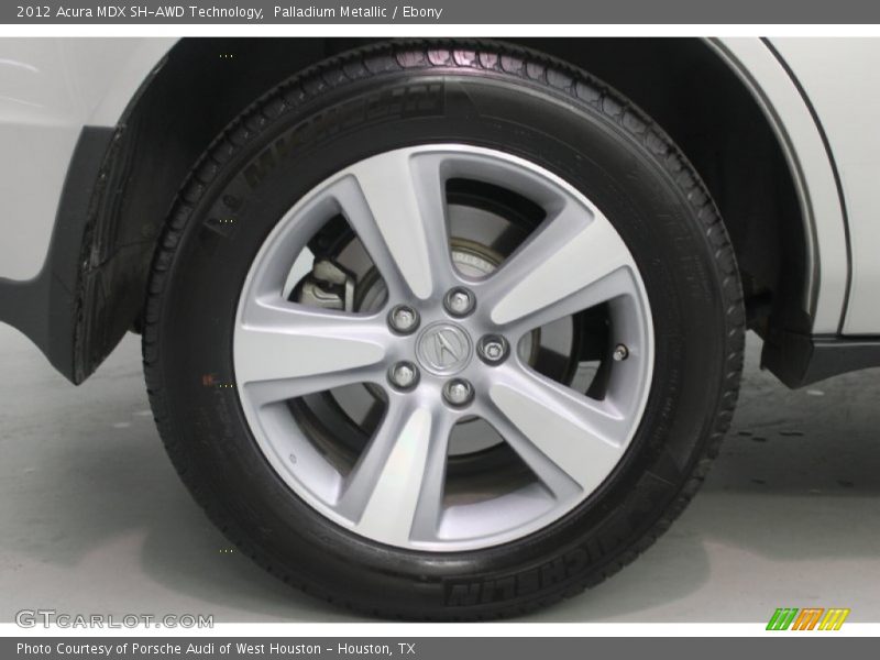 Palladium Metallic / Ebony 2012 Acura MDX SH-AWD Technology