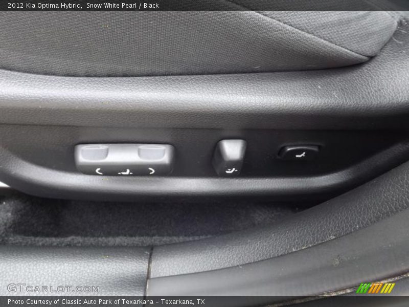 Snow White Pearl / Black 2012 Kia Optima Hybrid