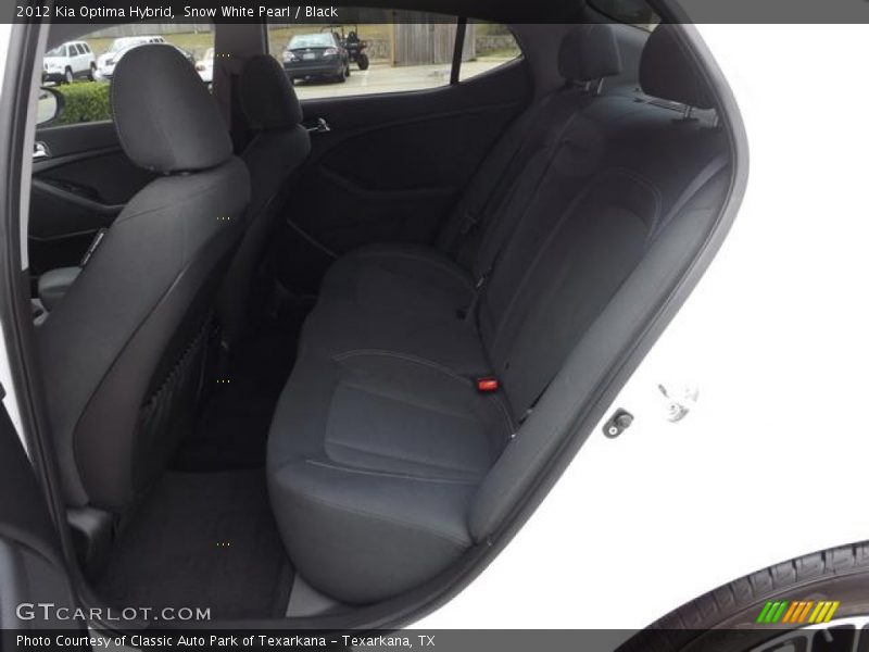 Snow White Pearl / Black 2012 Kia Optima Hybrid