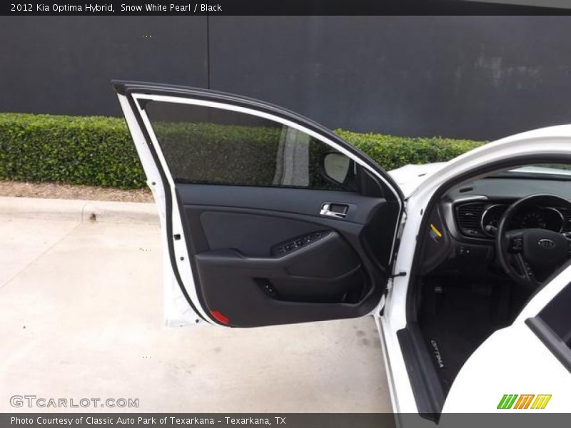 Snow White Pearl / Black 2012 Kia Optima Hybrid