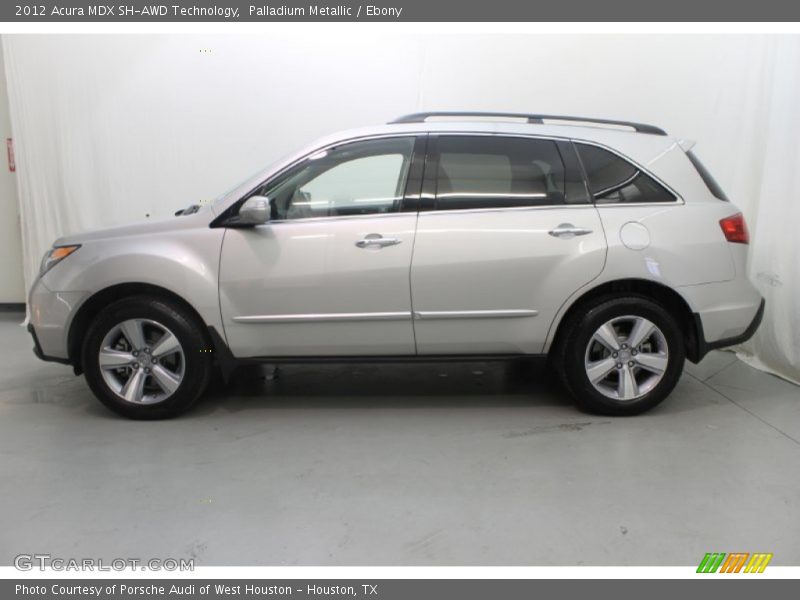 Palladium Metallic / Ebony 2012 Acura MDX SH-AWD Technology