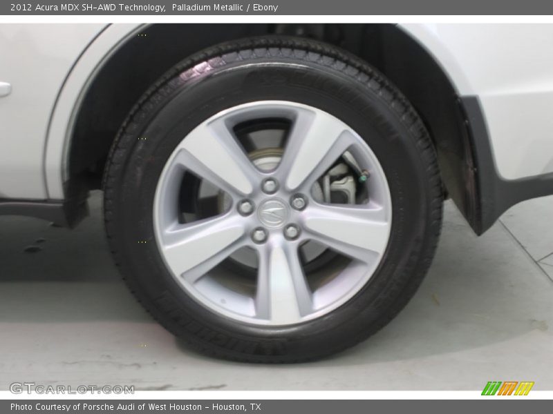 Palladium Metallic / Ebony 2012 Acura MDX SH-AWD Technology