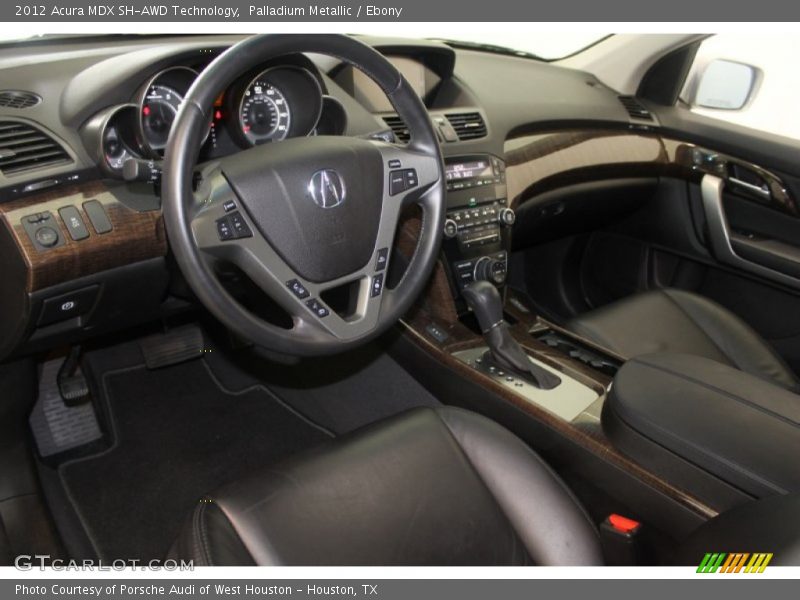 Palladium Metallic / Ebony 2012 Acura MDX SH-AWD Technology