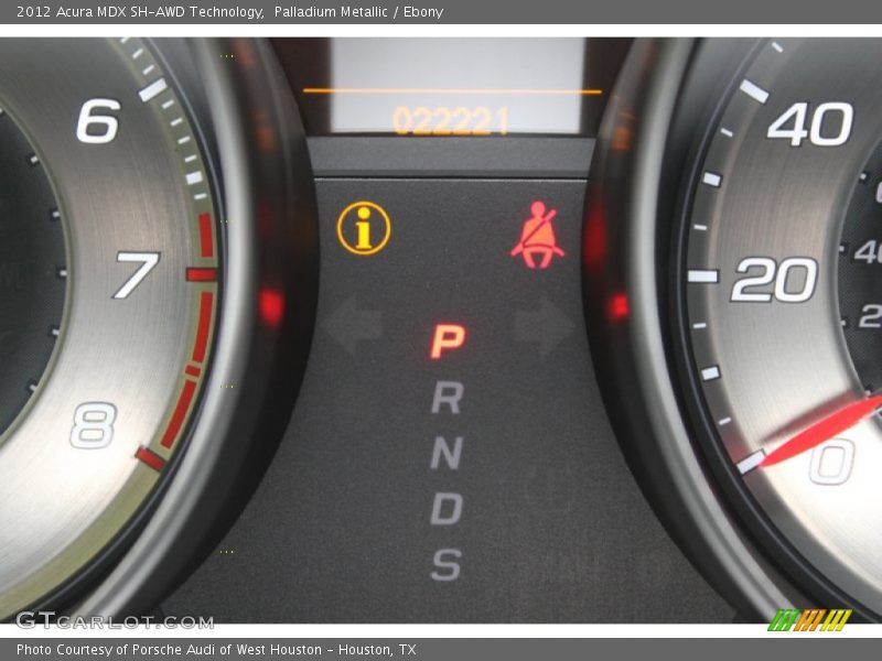 Palladium Metallic / Ebony 2012 Acura MDX SH-AWD Technology
