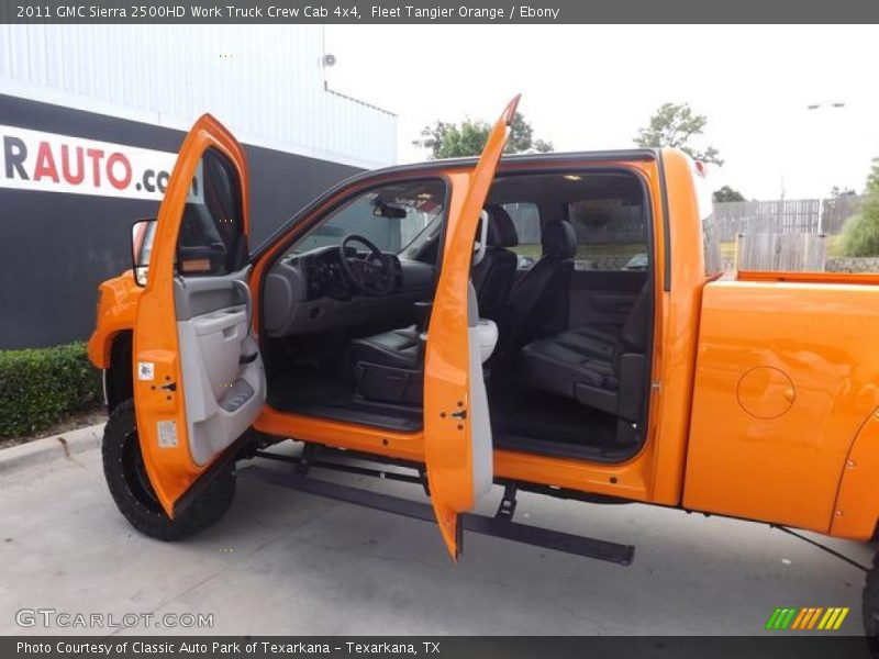 Fleet Tangier Orange / Ebony 2011 GMC Sierra 2500HD Work Truck Crew Cab 4x4