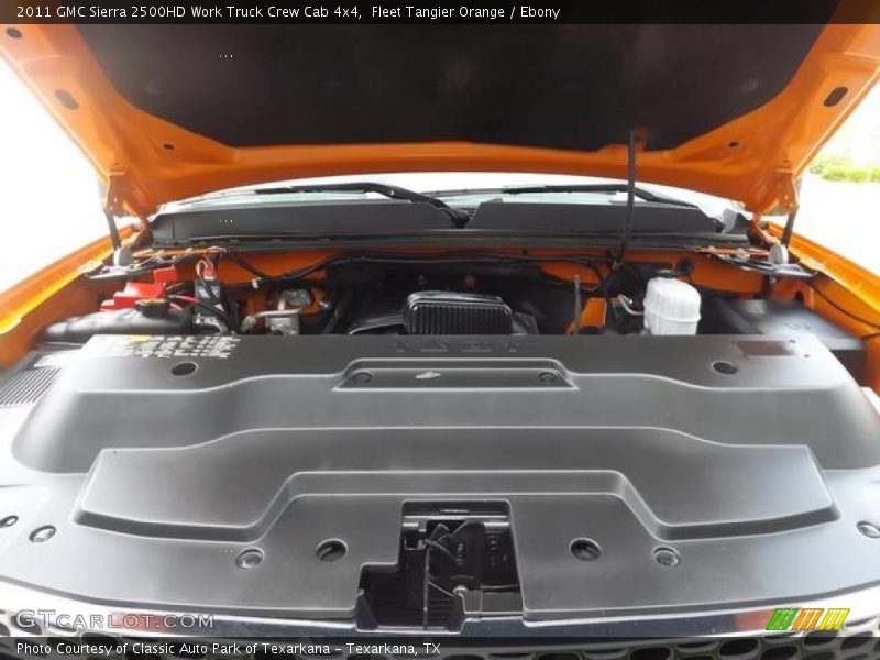 Fleet Tangier Orange / Ebony 2011 GMC Sierra 2500HD Work Truck Crew Cab 4x4