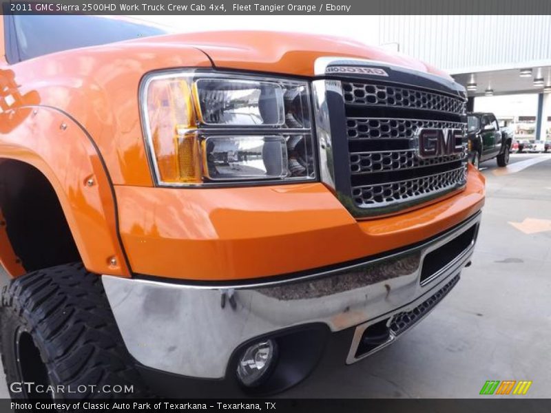 Fleet Tangier Orange / Ebony 2011 GMC Sierra 2500HD Work Truck Crew Cab 4x4