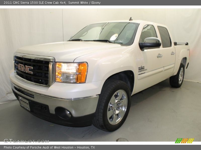 Summit White / Ebony 2011 GMC Sierra 1500 SLE Crew Cab 4x4
