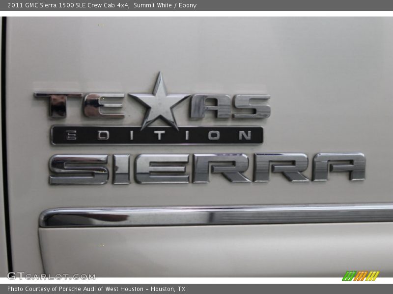 Summit White / Ebony 2011 GMC Sierra 1500 SLE Crew Cab 4x4