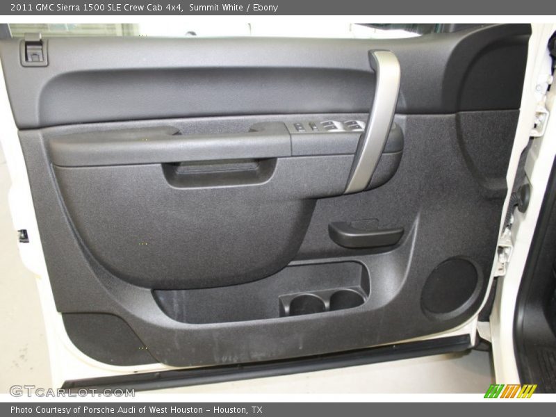 Summit White / Ebony 2011 GMC Sierra 1500 SLE Crew Cab 4x4