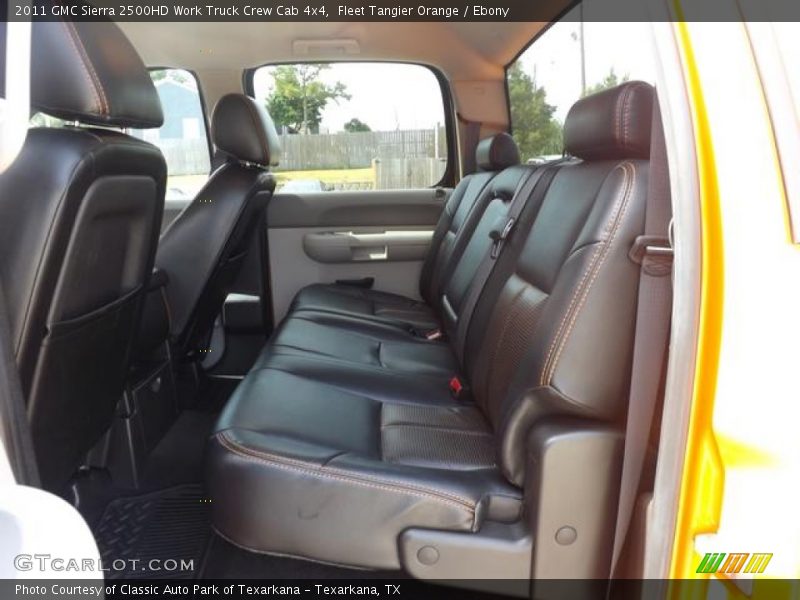 Rear Seat of 2011 Sierra 2500HD Work Truck Crew Cab 4x4