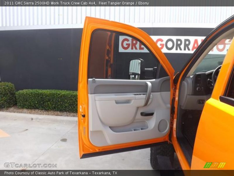 Fleet Tangier Orange / Ebony 2011 GMC Sierra 2500HD Work Truck Crew Cab 4x4