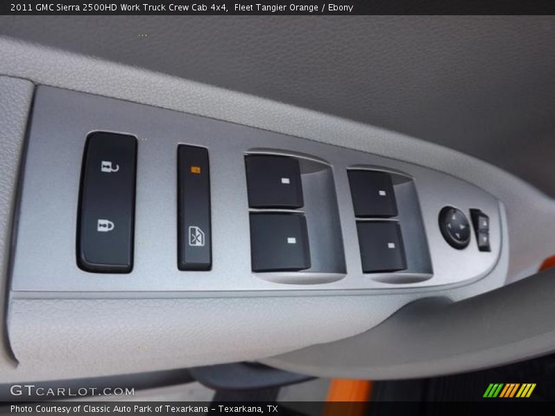 Fleet Tangier Orange / Ebony 2011 GMC Sierra 2500HD Work Truck Crew Cab 4x4