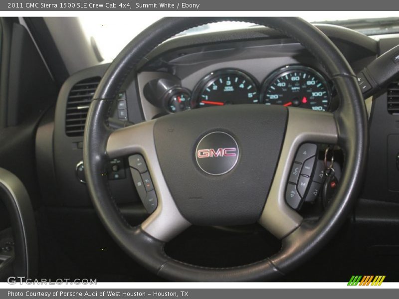 Summit White / Ebony 2011 GMC Sierra 1500 SLE Crew Cab 4x4