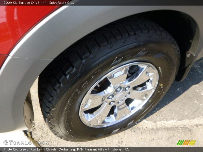 Spicy Red / Gray 2009 Kia Borrego LX V6 4x4