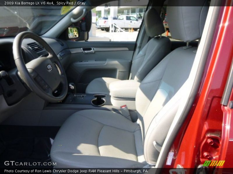 Spicy Red / Gray 2009 Kia Borrego LX V6 4x4
