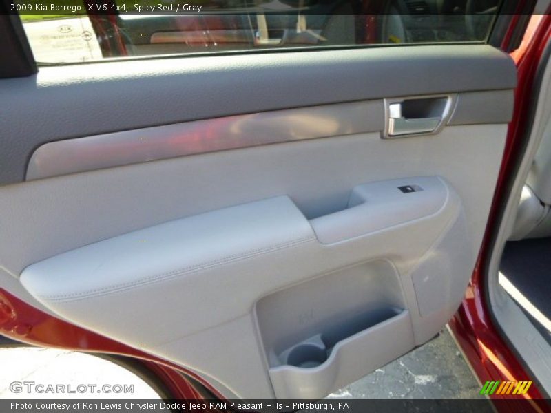 Spicy Red / Gray 2009 Kia Borrego LX V6 4x4