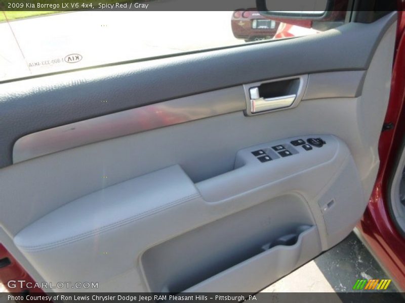 Spicy Red / Gray 2009 Kia Borrego LX V6 4x4