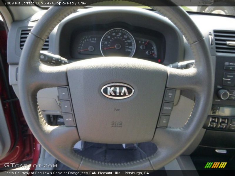 Spicy Red / Gray 2009 Kia Borrego LX V6 4x4