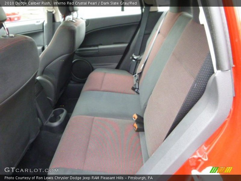 Inferno Red Crystal Pearl / Dark Slate Gray/Red 2010 Dodge Caliber Rush