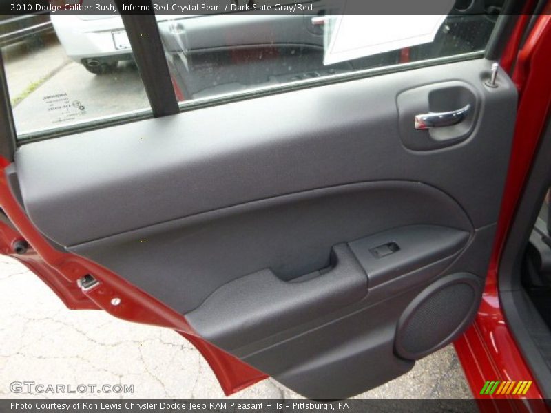 Inferno Red Crystal Pearl / Dark Slate Gray/Red 2010 Dodge Caliber Rush