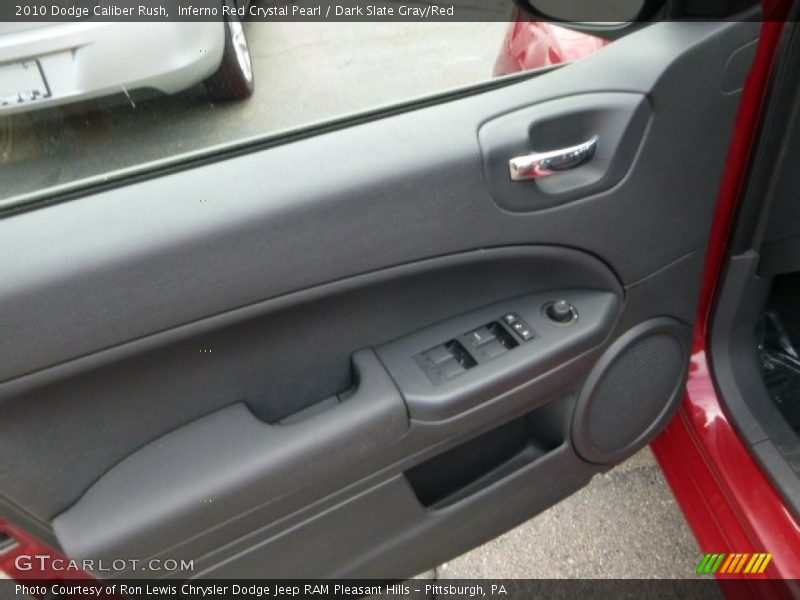 Inferno Red Crystal Pearl / Dark Slate Gray/Red 2010 Dodge Caliber Rush