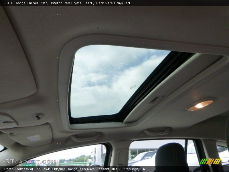 Inferno Red Crystal Pearl / Dark Slate Gray/Red 2010 Dodge Caliber Rush