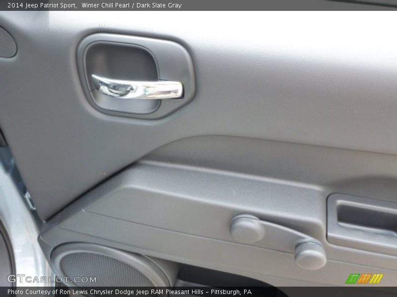 Winter Chill Pearl / Dark Slate Gray 2014 Jeep Patriot Sport
