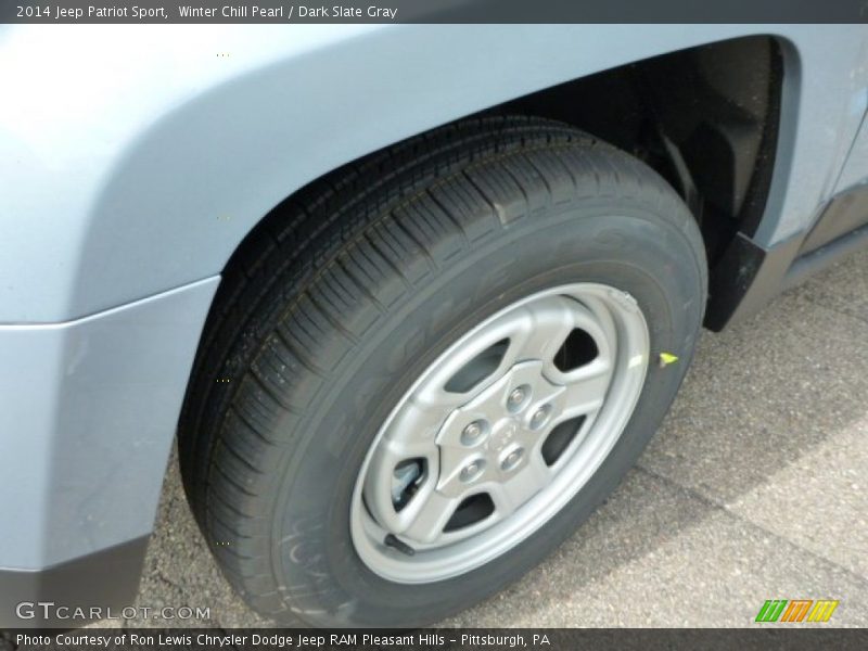 Winter Chill Pearl / Dark Slate Gray 2014 Jeep Patriot Sport