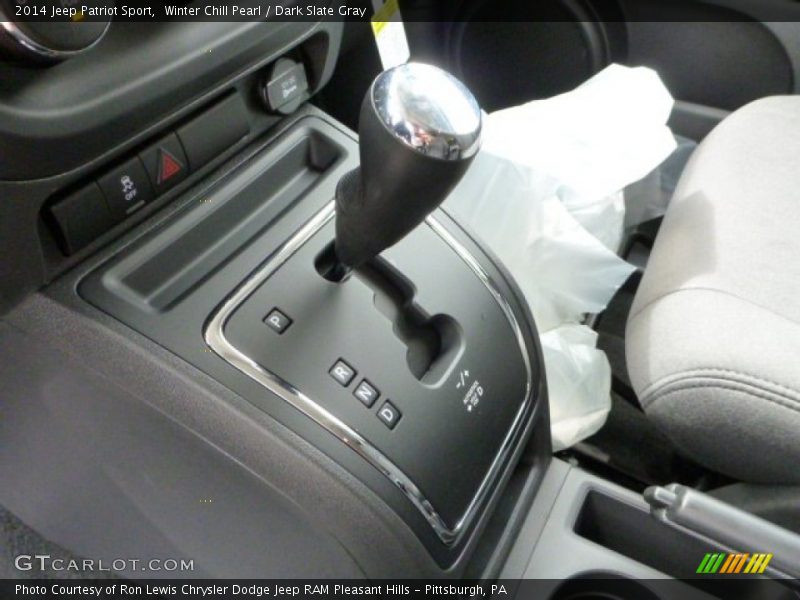 Winter Chill Pearl / Dark Slate Gray 2014 Jeep Patriot Sport