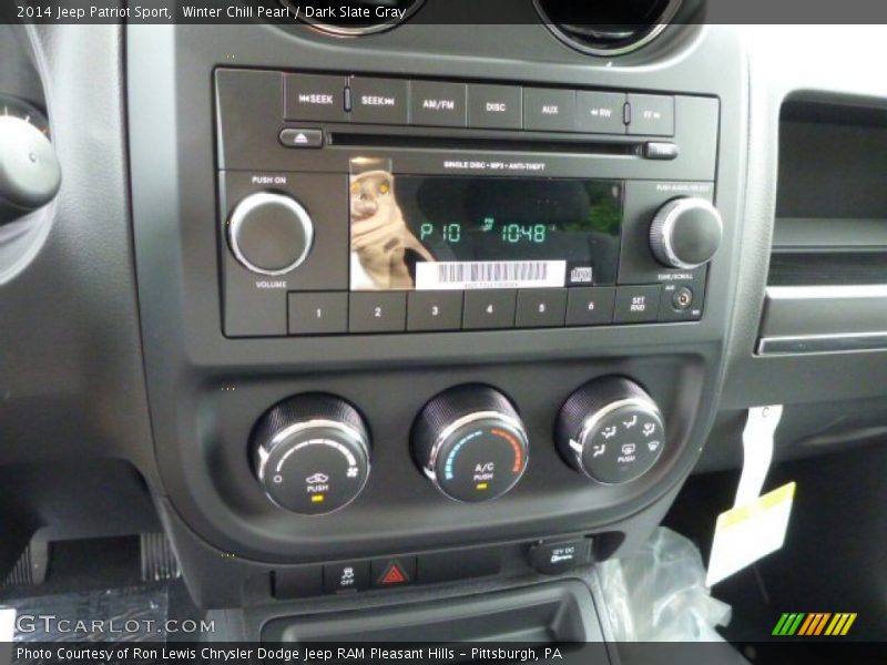 Winter Chill Pearl / Dark Slate Gray 2014 Jeep Patriot Sport