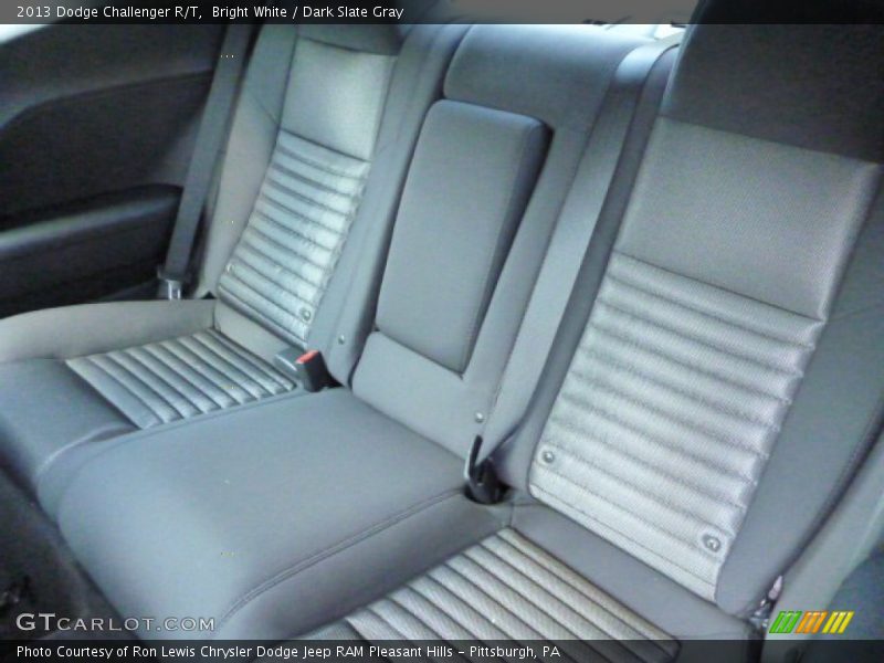 Bright White / Dark Slate Gray 2013 Dodge Challenger R/T