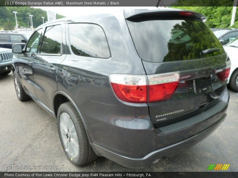 Maximum Steel Metallic / Black 2013 Dodge Durango Rallye AWD