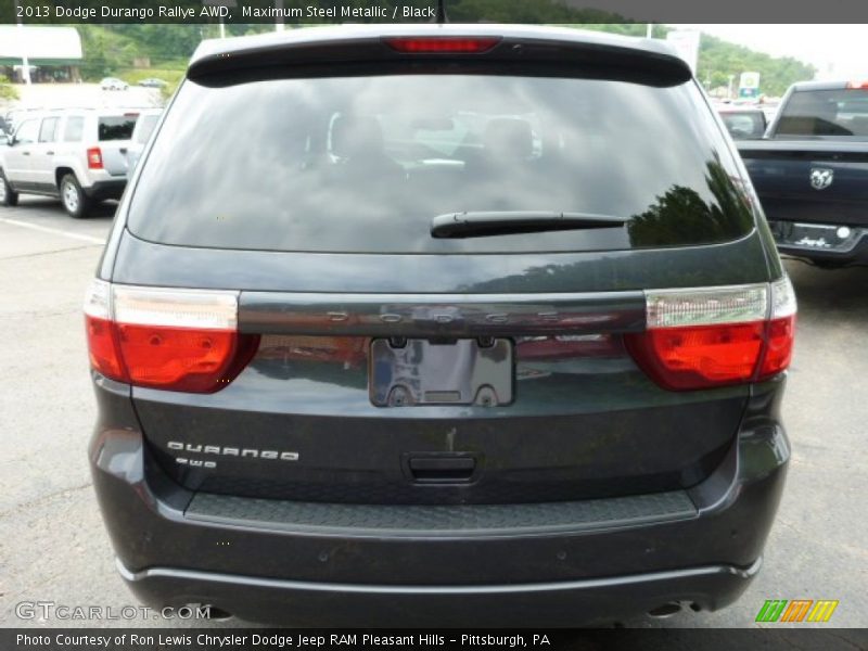 Maximum Steel Metallic / Black 2013 Dodge Durango Rallye AWD