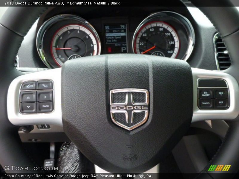 Maximum Steel Metallic / Black 2013 Dodge Durango Rallye AWD